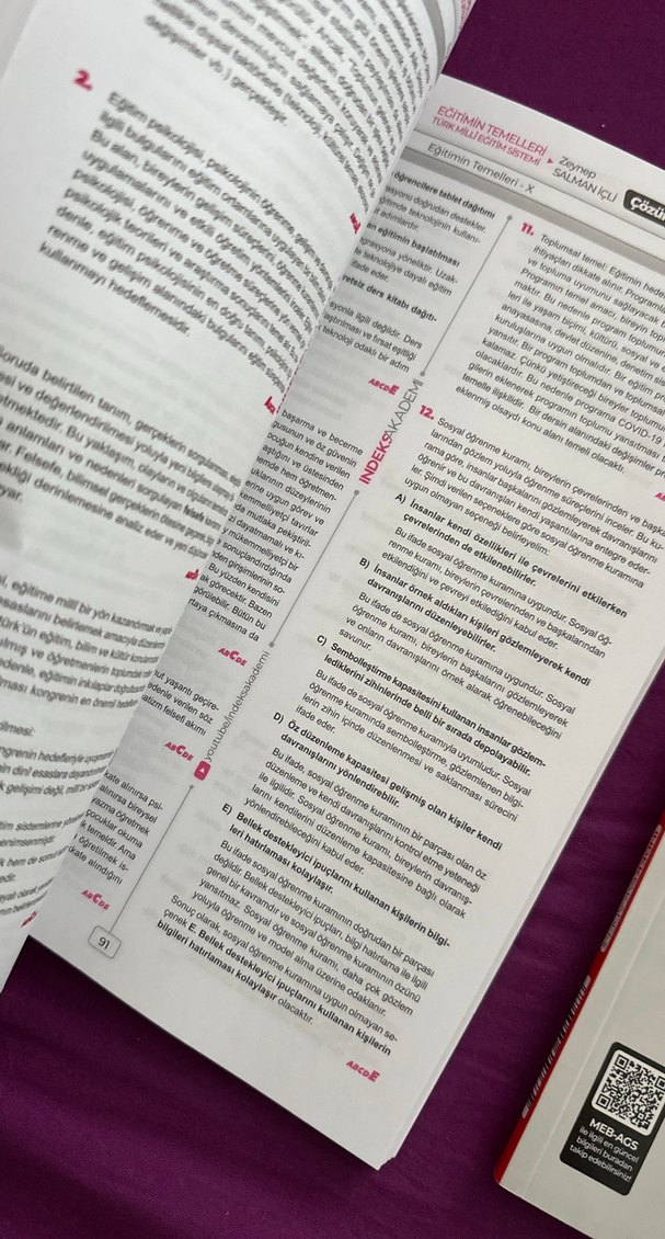 MEB-AGS Algoritması Soru Bankası Zeynep salman içli - Görsel 3