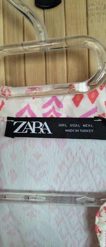 Zara Önden düğmeli elbise
