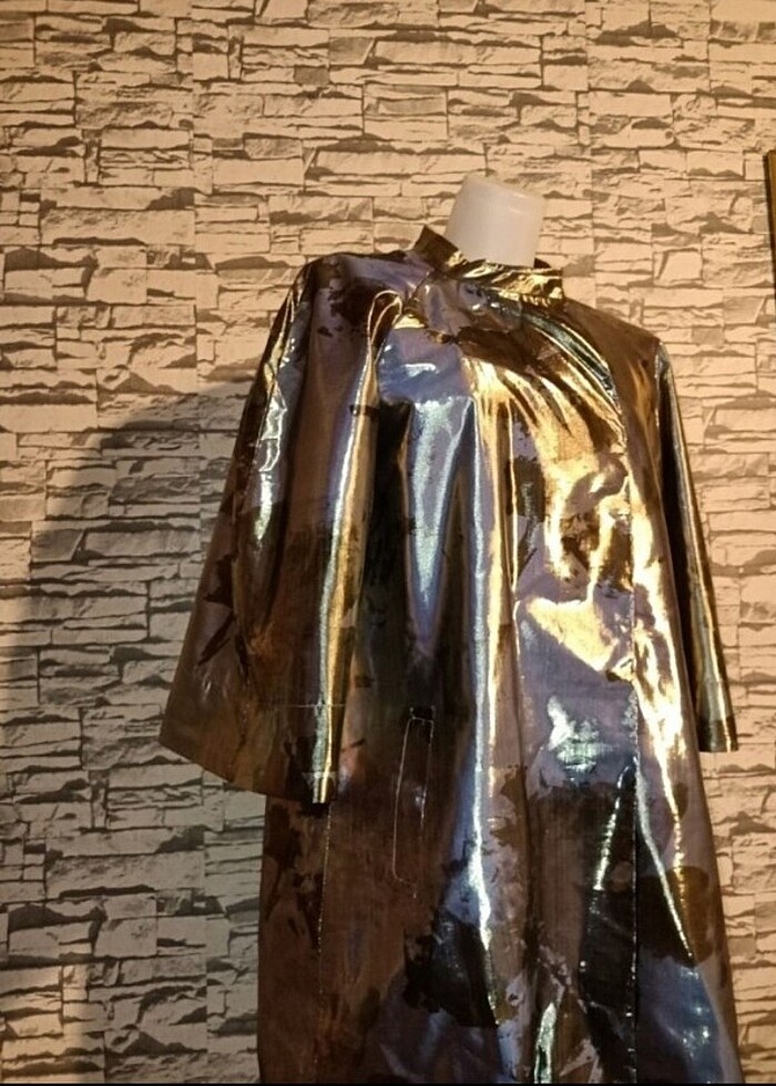 Network ipek trençkot - Görsel 3