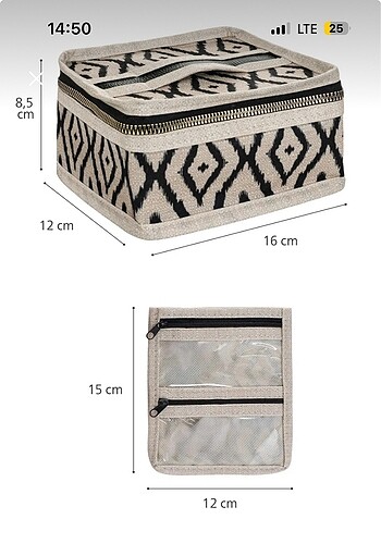  Beden camel Renk Takı mücevher organizer
