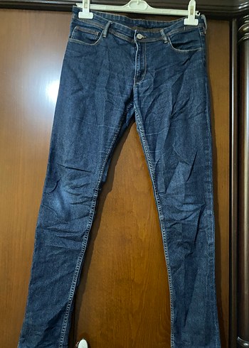 H&M H&M Kadın Lacivert Normal Boy Denim Pantolon