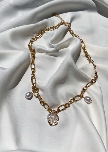 Accessorize Deniz Kabuğu İnci Taşlı Kolye