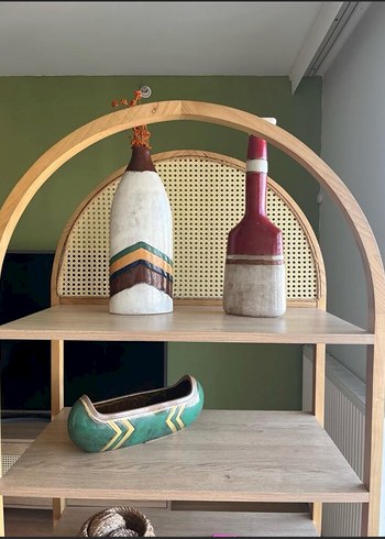 Bej Ahşap Çocuk Rafı - Görsel 2