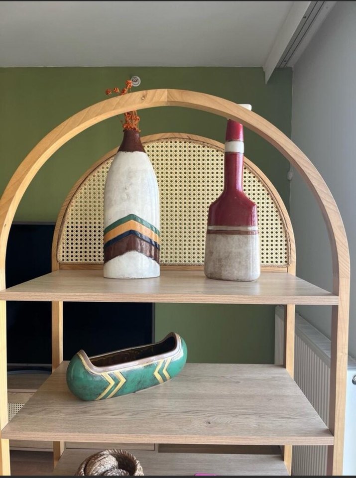 Bej Ahşap Çocuk Rafı - Görsel 2