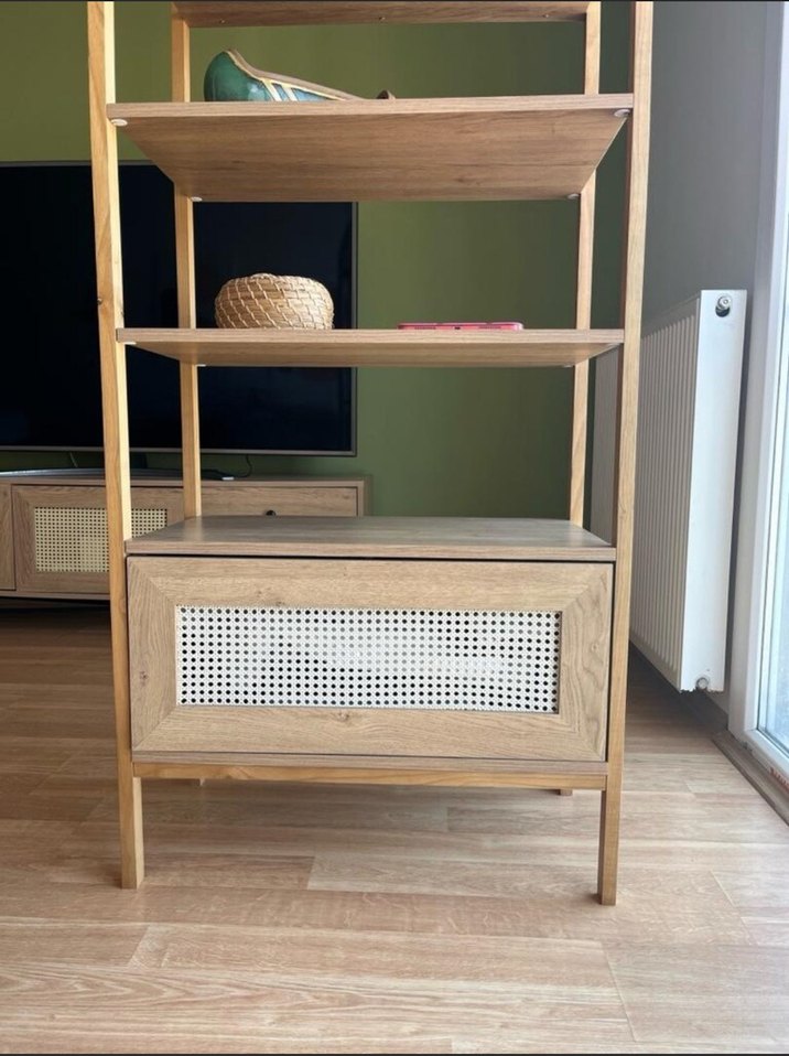 Bej Ahşap Çocuk Rafı - Görsel 3