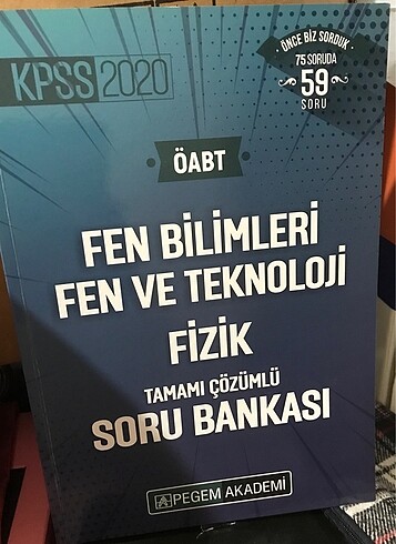 Kpss Öabt fizik kitabı