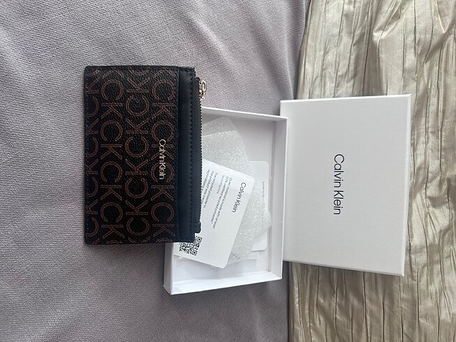 Calvin Klein Calvin klein orjinal cuzdan, kartlik