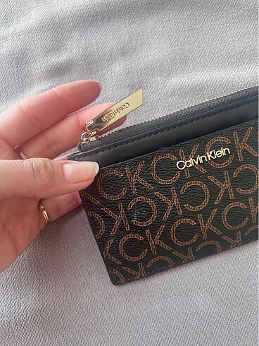 Beden kahverengi Renk Calvin klein orjinal cuzdan, kartlik