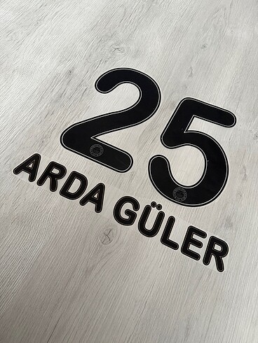 Fenerbahçe 25 Arda Güler name set baskı