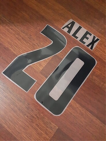 Fenerbahçe 20 Alex name set baskı