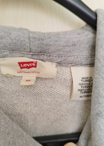 Levis Levi's Gri Kapüşonlu Sweatshirt