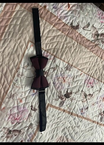 Bordo siyah papyon - Görsel 3