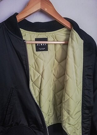Zara siyah bomber ceket 