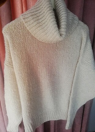 Oversize beyaz triko /kazak 