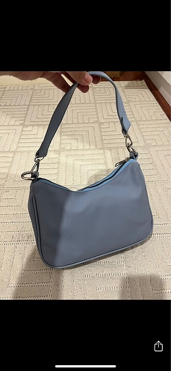 Mango Housebags mavi kol çantası