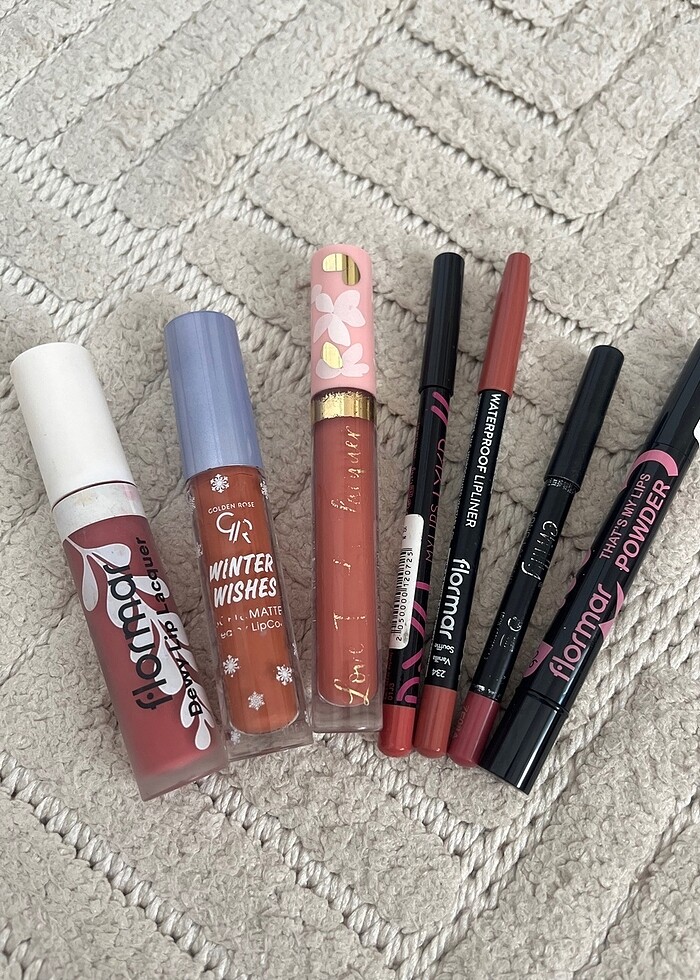 4 Ruj+3 dudak kalemi - Görsel 5