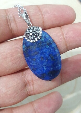 Lapis lazuli taşı doğal taş kolye