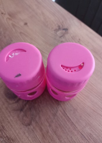 Pembe Renkli 2 li Cam Baharatlık - Görsel 2