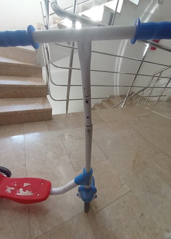 Renkli Mavi Çocuk Scooter - Görsel 4