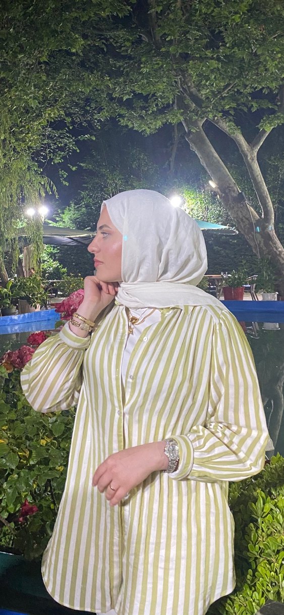 Kadın Uzun Kollu Düğmeli Salaş Gömlek - Görsel 2