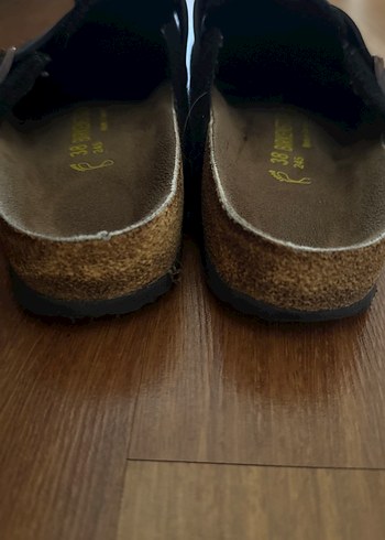 38 Beden siyah Renk Birkenstock Siyah Süet Kadın Terlik
