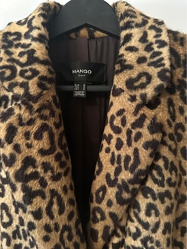 Mango Mango Leopar Kürk Palto