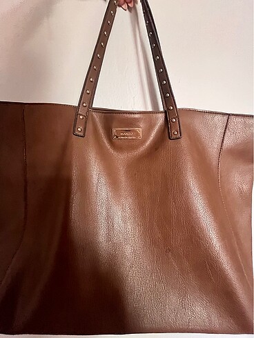 Mango Mango kahverengi shopper çanta