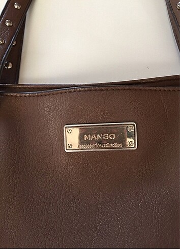  Beden Mango kahverengi shopper çanta