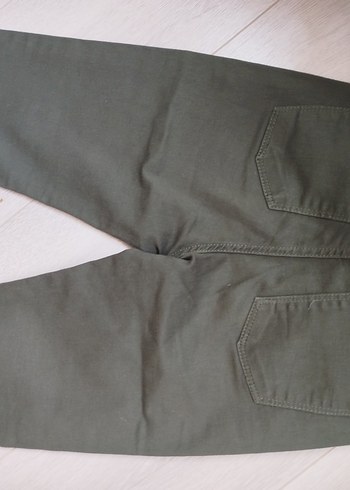 Kadın Haki Pamuklu Normcore Jean - Görsel 2