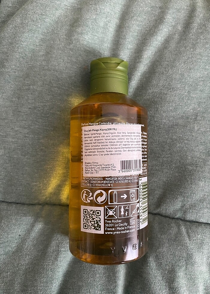 Yves Rocher mango kişniş duş jeli 200 ml - Görsel 2