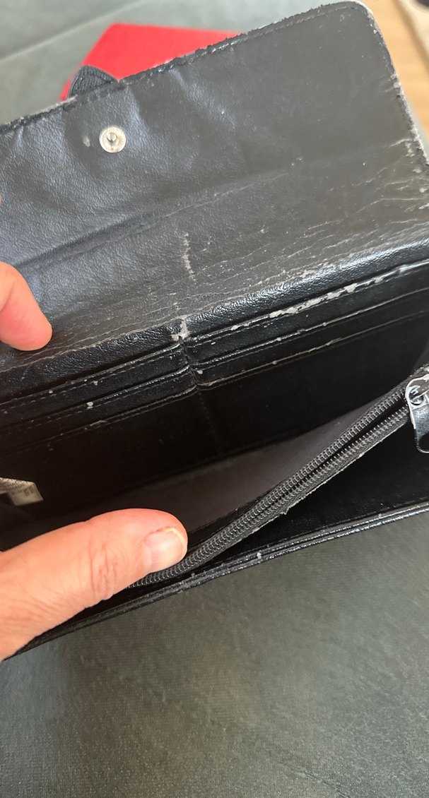 NINE WEST Siyah Deri Fermuarlı Kadın Cüzdan - Görsel 3