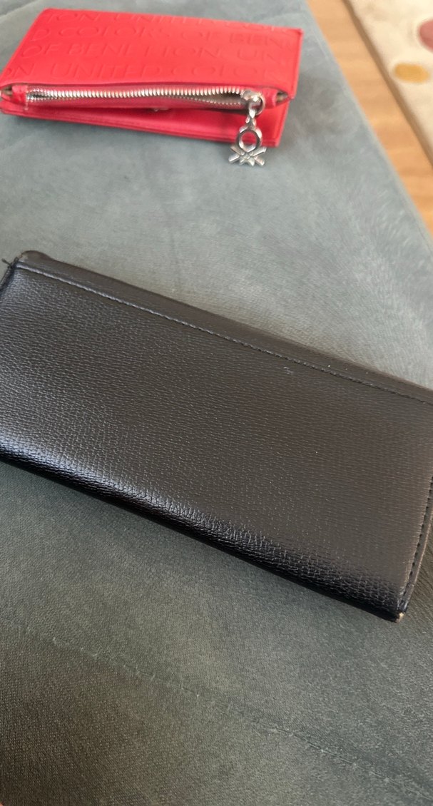 NINE WEST Siyah Deri Fermuarlı Kadın Cüzdan - Görsel 5