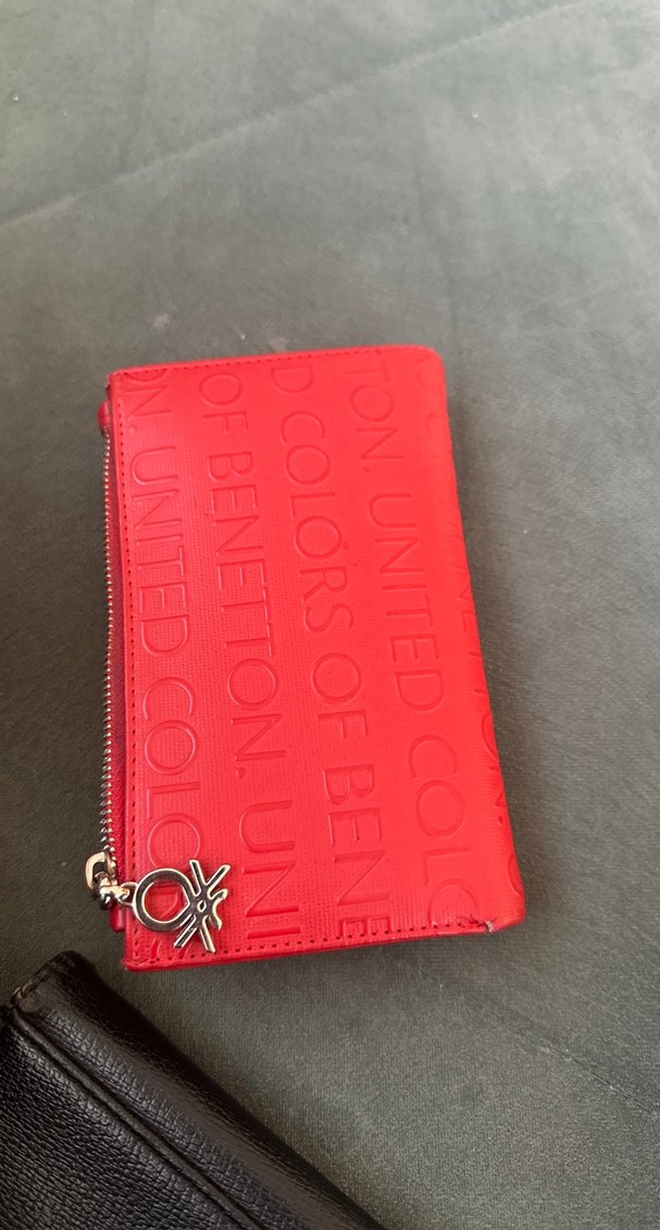Kırmızı Deri Fermuarlı Kadın Cüzdanı - Görsel 3