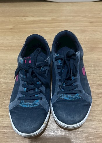 Kadın Lacivert Spor Ayakkabı Velcro Detaylı