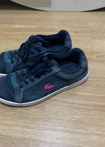 Lacoste Kadın Lacivert Spor Ayakkabı Velcro Detaylı