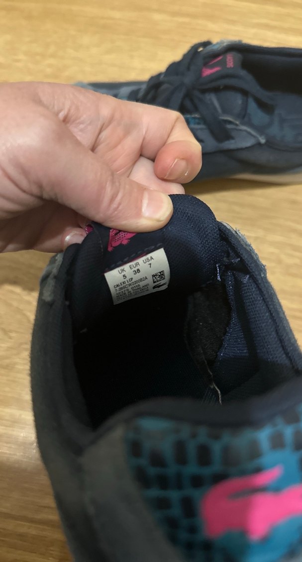 Kadın Lacivert Spor Ayakkabı Velcro Detaylı - Görsel 3