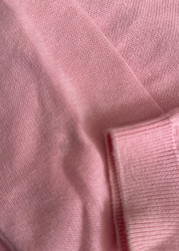 Kız Çocuk Pembe Fermuarlı Kapüşonlu Sweatshirt - Görsel 3
