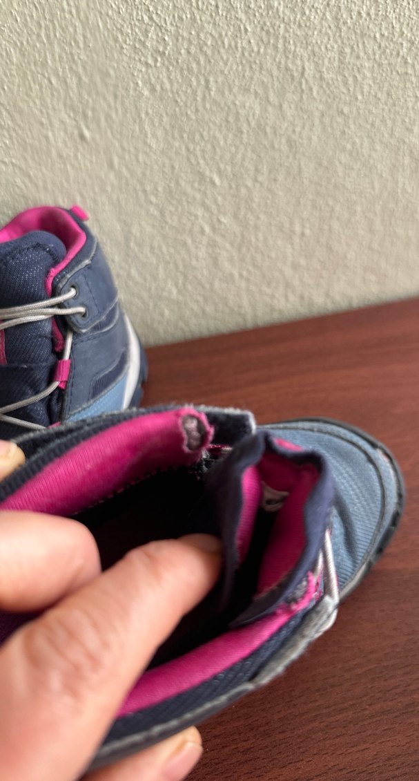 Kız Çocuk Pembe Gri Kauçuk Botlar - Görsel 3