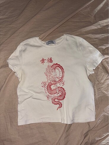 Bershka Crop Baby Tee