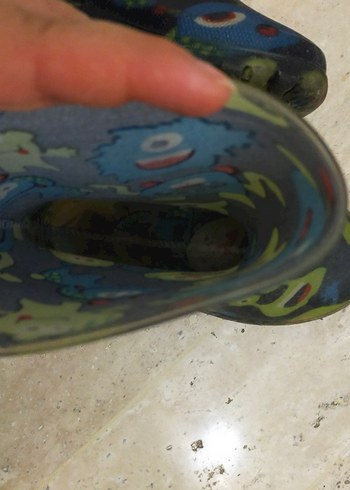 Çocuk Çok Renkli Desenli Kauçuk Çizme - Görsel 2