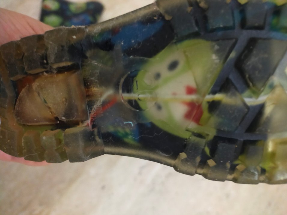 Çocuk Çok Renkli Desenli Kauçuk Çizme - Görsel 3