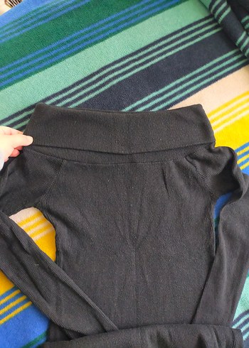 Siyah havuz yakaelbise - Görsel 3