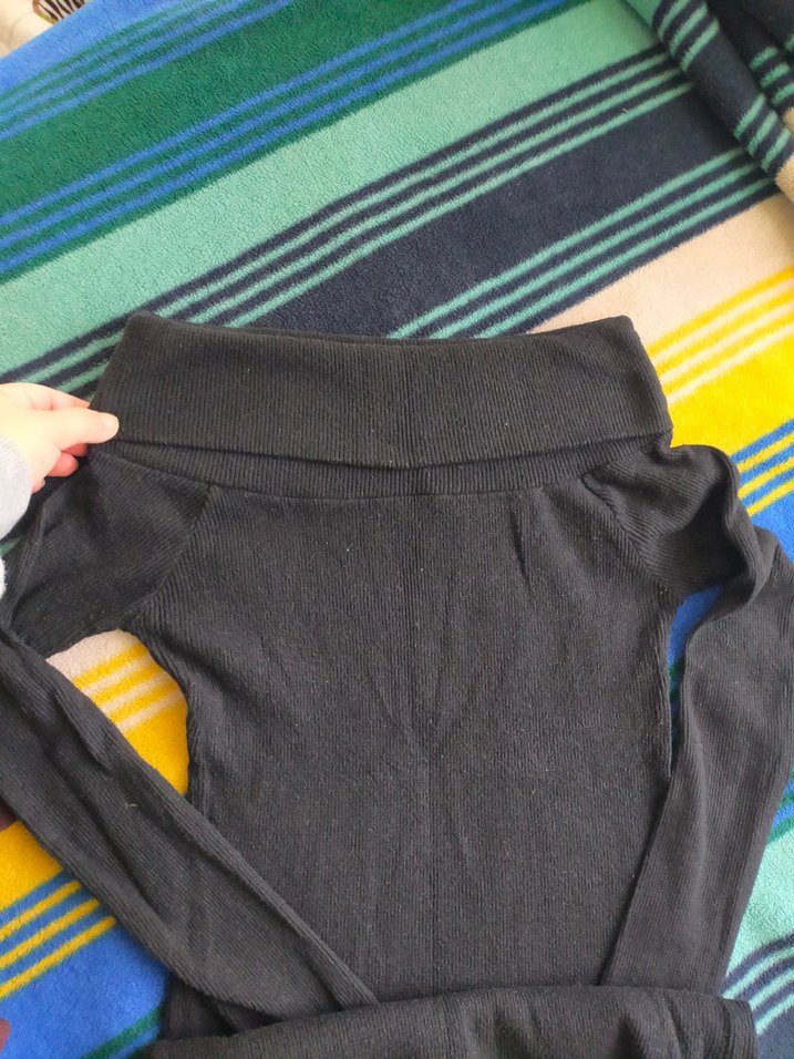 Siyah havuz yakaelbise - Görsel 3