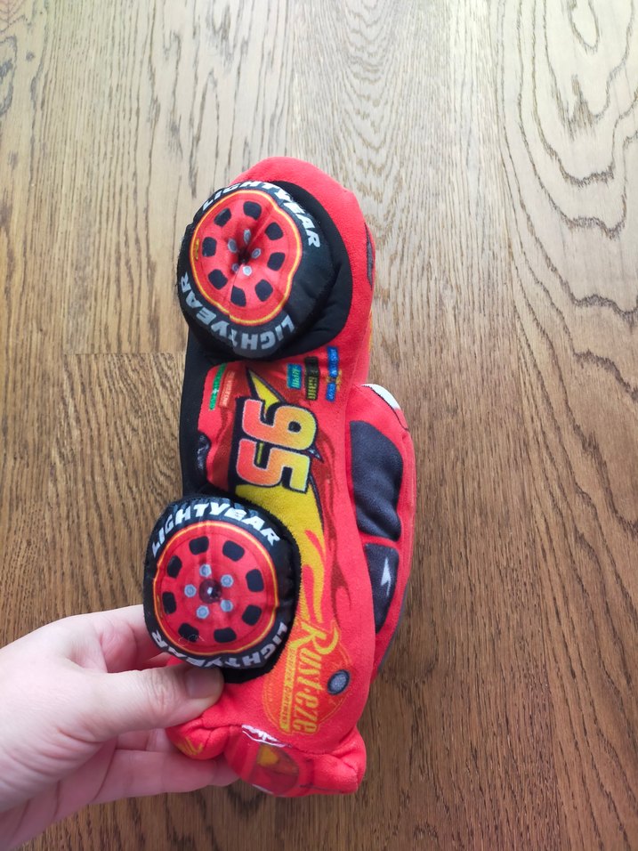 simsek McQueen Yumuşak Oyuncak - Görsel 4