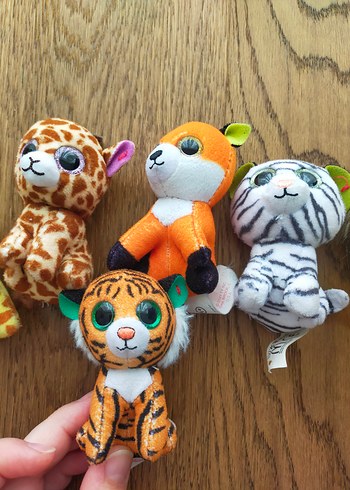 Renkli Mini Peluş Oyuncak Seti - Görsel 2