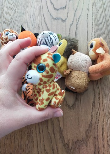 Renkli Mini Peluş Oyuncak Seti - Görsel 6