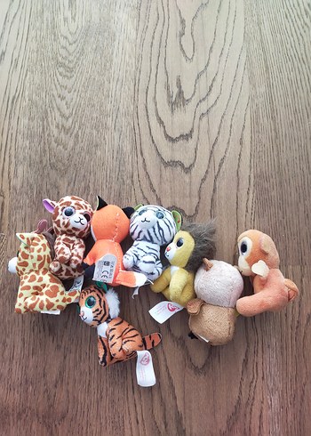 Renkli Mini Peluş Oyuncak Seti - Görsel 5