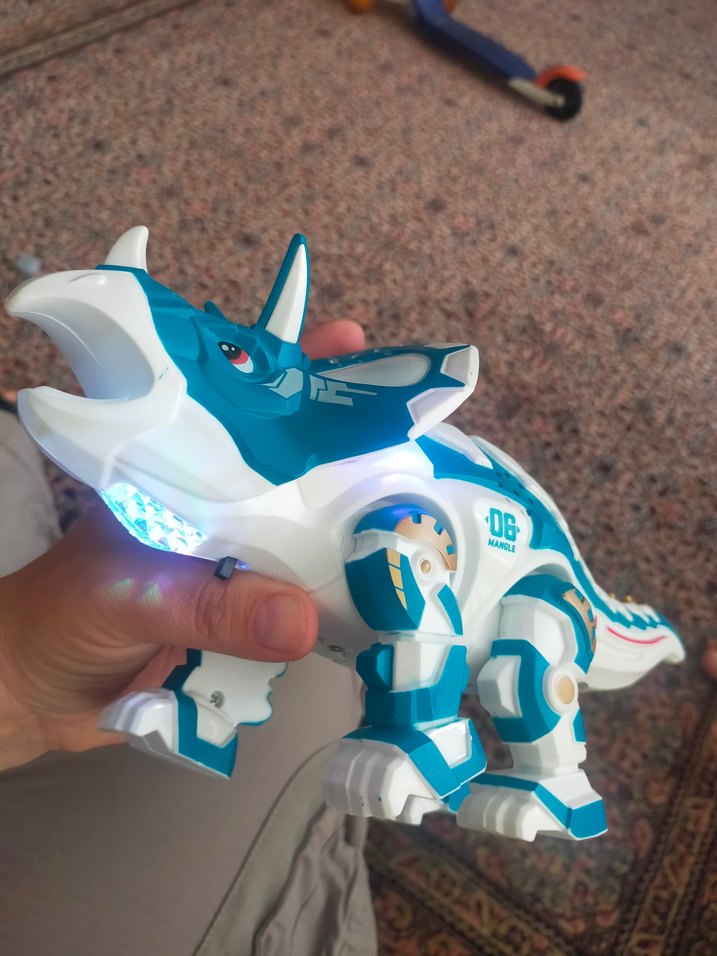 Mavi Renkli Dinozor Aksiyon Figürü - Görsel 2