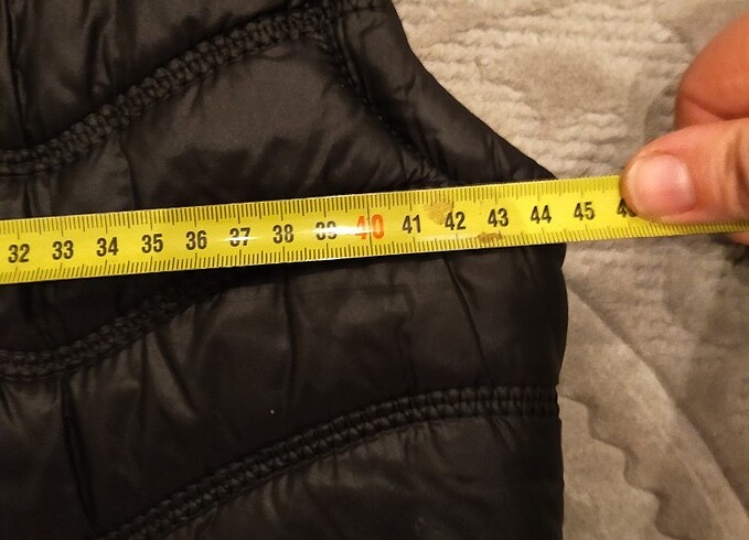 Kapüşonlu uzun yelek - Görsel 6