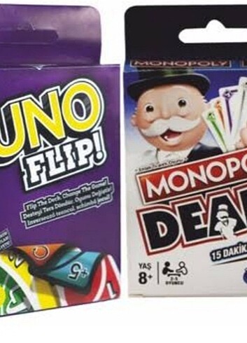 Uno flip & uno monopoly